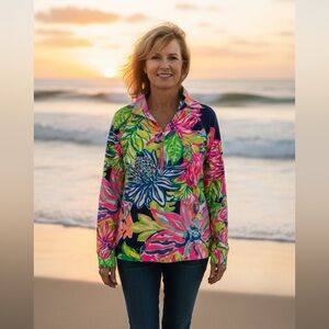 Lilly Pulitzer pop over jacket